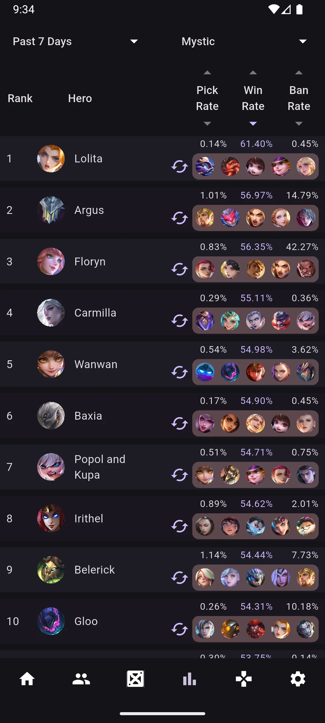 MLBB Support: Counter & Stats screenshot